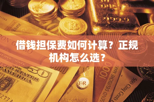 北京借钱担保费如何计算？正规机构怎么选？