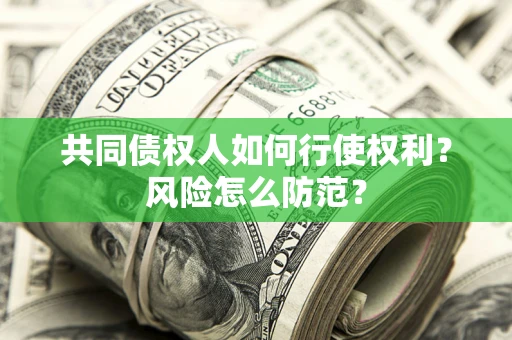 北京共同债权人如何行使权利？风险怎么防范？