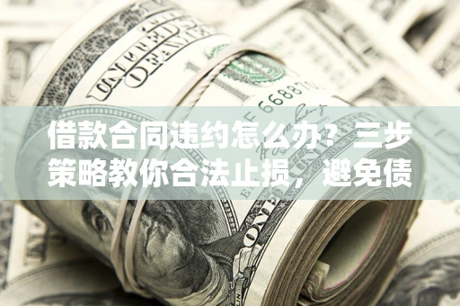 北京借款合同违约怎么办？三步策略教你合法止损，避免债务危机升级