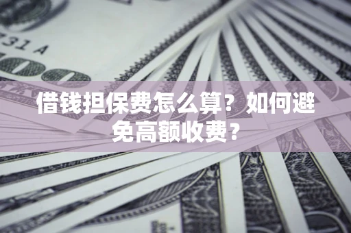 北京借钱担保费怎么算？如何避免高额收费？